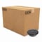 Gen Food Container, 24 oz, 7.28 x 7.28 x 1.96, Black/Clear, Plastic, 150PK FCPP-BC-24RND - alternate 1